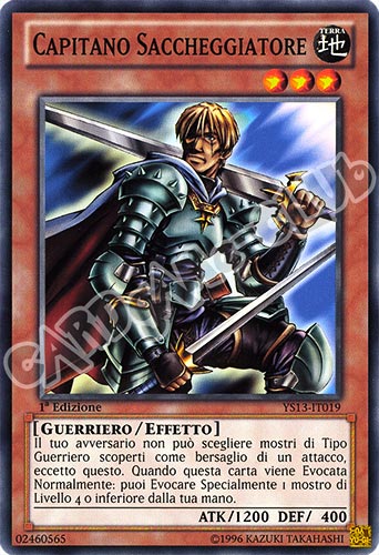YS13-IT019 Capitano Saccheggiatore comune 1a Edizione (IT) -GOOD-