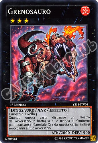 YS13-ITV08 Grenosauro comune 1a Edizione (IT) -NEAR MINT-