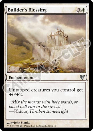 008 / 244 Builder's Blessing non comune (EN) -NEAR MINT-