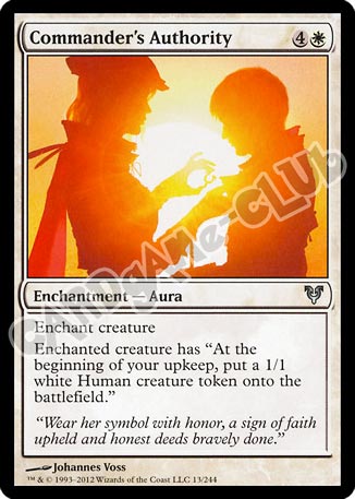 013 / 244 Commander's Authority non comune (EN) -NEAR MINT-