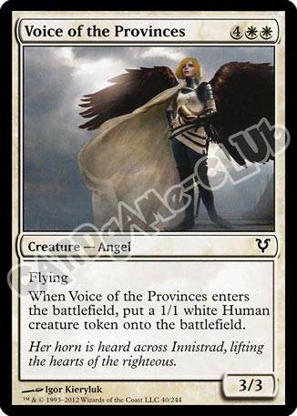 040 / 244 Voice of the Provinces comune (EN) -NEAR MINT-