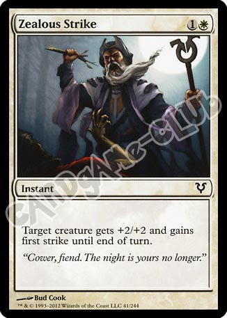 041 / 244 Zealous Strike comune (EN) -NEAR MINT-
