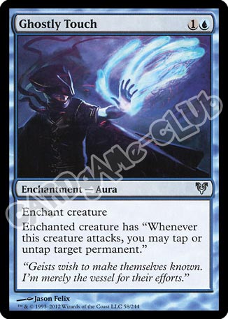 058 / 244 Ghostly Touch non comune (EN) -NEAR MINT-