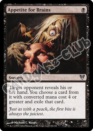084 / 244 Appetite for Brains non comune (EN) -NEAR MINT-
