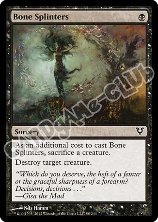 088 / 244 Bone Splinters comune (EN) -NEAR MINT-