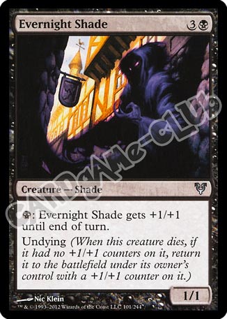 101 / 244 Evernight Shade non comune (EN)  -PLAYED-