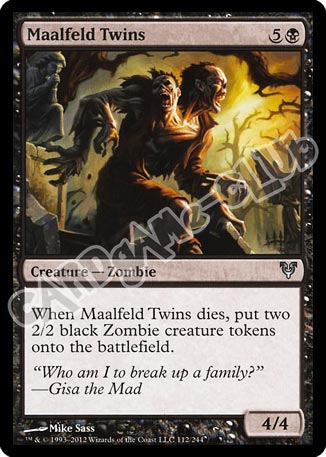 112 / 244 Maalfeld Twins non comune (EN) -NEAR MINT-