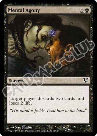 114 / 244 Mental Agony comune (EN) -NEAR MINT-