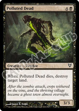 116 / 244 Polluted Dead comune (EN) -NEAR MINT-