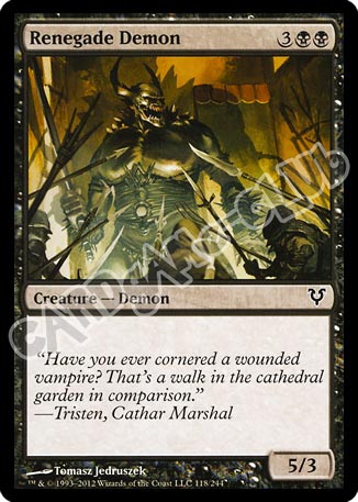 118 / 244 Renegade Demon comune (EN) -NEAR MINT-