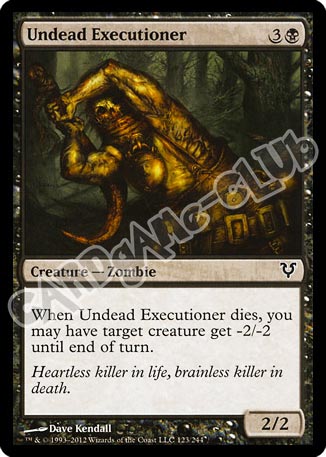 123 / 244 Undead Executioner comune (EN) -NEAR MINT-