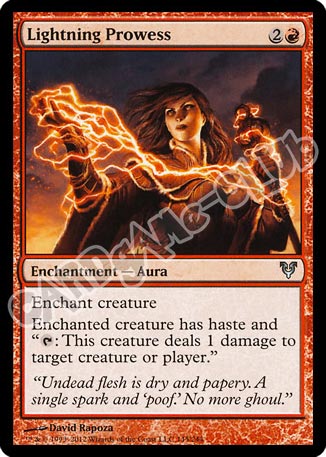 145 / 244 Lightning Prowess non comune (EN)  -PLAYED-