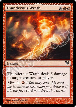 160 / 244 Thunderous Wrath non comune (EN)  -PLAYED-