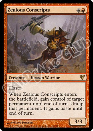 166 / 244 Zealous Conscripts rara (EN) -NEAR MINT-