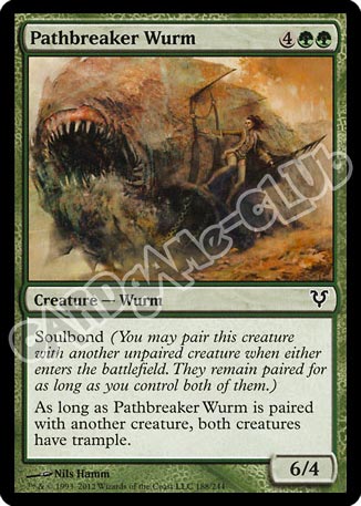 188 / 244 Pathbreaker Wurm comune (EN) -NEAR MINT-