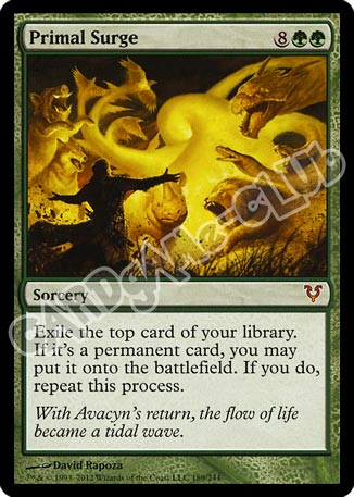 189 / 244 Primal Surge rara mitica (EN) -NEAR MINT-