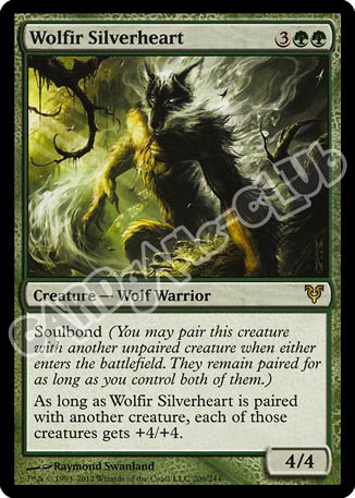 206 / 244 Wolfir Silverheart rara (EN) -NEAR MINT-
