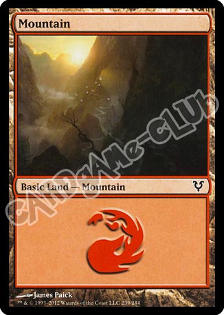 239 / 244 Mountain comune (EN) -NEAR MINT-