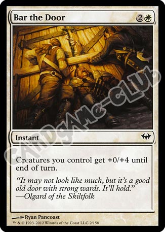 002 / 158 Bar the Door comune (EN) -NEAR MINT-