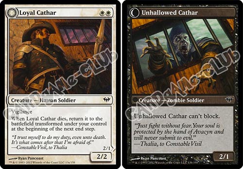 013 / 158 Loyal Cathar / Unhallowed Cathar comune (EN) -NEAR MINT-
