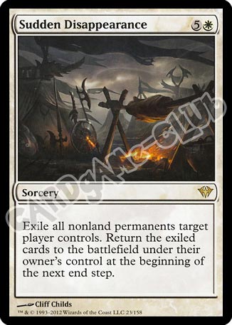 023 / 158 Sudden Disappearance rara (EN) -NEAR MINT-