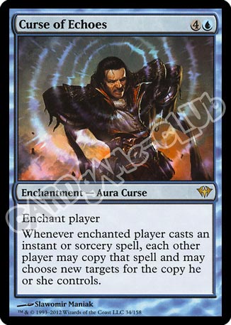 034 / 158 Curse of Echoes rara (EN) -NEAR MINT-