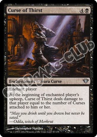 057 / 158 Curse of Thirst non comune (EN) -NEAR MINT-