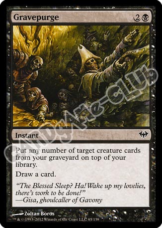 065 / 158 Gravepurge comune (EN) -NEAR MINT-