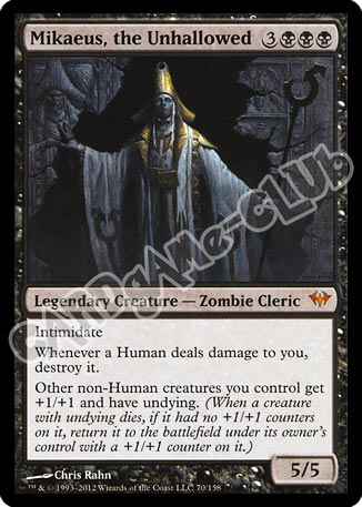 070 / 158 Mikaeus, the Unhallowed rara mitica (EN) -NEAR MINT-