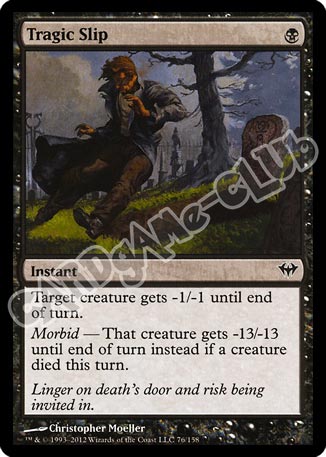 076 / 158 Tragic Slip comune (EN) -NEAR MINT-