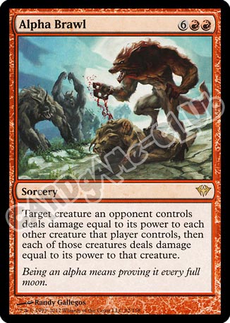 082 / 158 Alpha Brawl rara (EN) -NEAR MINT-