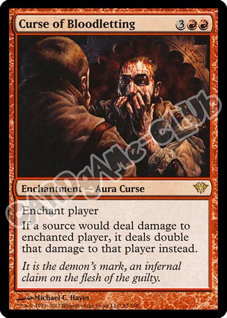 085 / 158 Curse of Bloodletting rara (EN) -NEAR MINT-