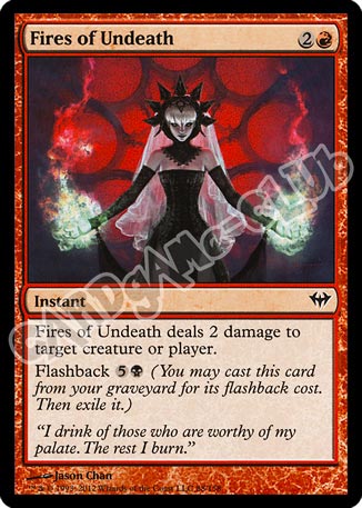 088 / 158 Fires of Undeath comune (EN) -NEAR MINT-