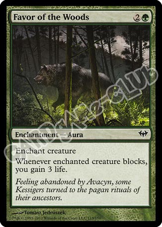 113 / 158 Favor of the Woods comune (EN) -NEAR MINT-