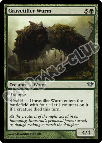 116 / 158 Gravetiller Wurm non comune (EN) -NEAR MINT-