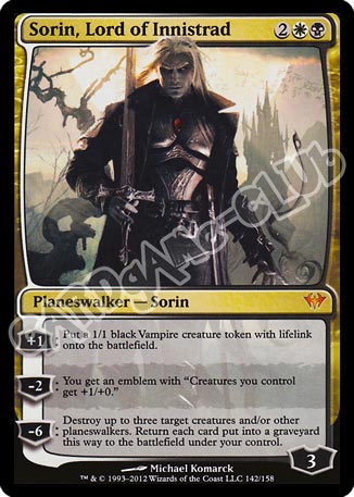 142 / 158 Sorin, Lord of Innistrad rara mitica (EN) -NEAR MINT-