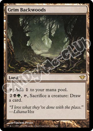 156 / 158 Grim Backwoods rara (EN) -NEAR MINT-