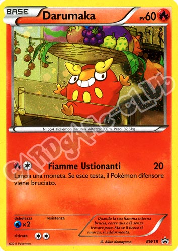 BW18 Darumaka rara foil (IT) -NEAR MINT-