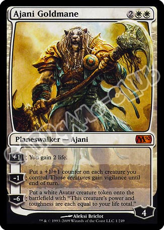 001 / 249 Ajani Goldmane rara mitica (EN) -NEAR MINT-