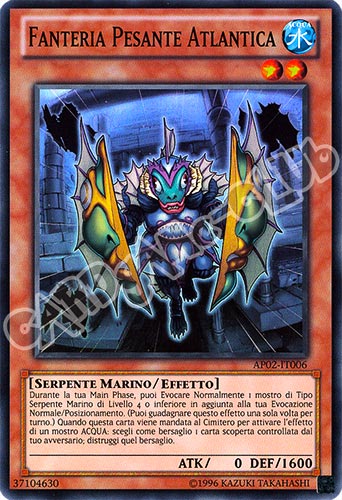 AP02-IT006 Fanteria Pesante Atlantica super rara (IT) -NEAR MINT-