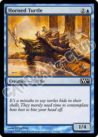 055 / 249 Horned Turtle comune (EN) -NEAR MINT-