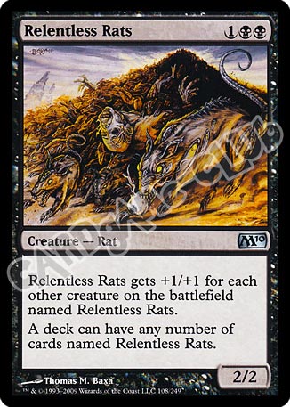 108 / 249 Relentless Rats non comune (EN) -NEAR MINT-