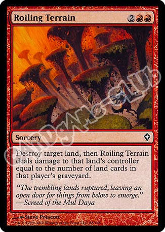 088 / 145 Roiling Terrain comune (EN) -NEAR MINT-