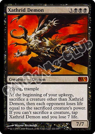 122 / 249 Xathrid Demon rara mitica (EN) -NEAR MINT-