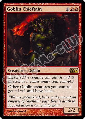 139 / 249 Goblin Chieftain rara (EN) -NEAR MINT-