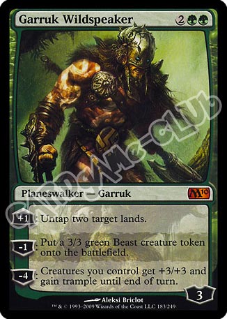 183 / 249 Garruk Wildspeaker rara mitica (EN) -NEAR MINT-