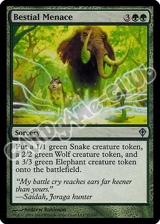 097 / 145 Bestial Menace non comune (EN) -NEAR MINT-