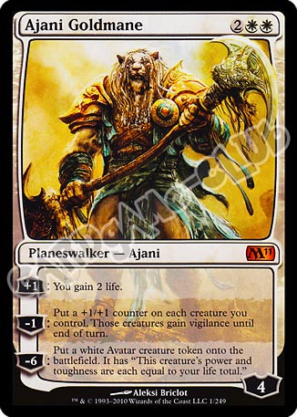001 / 249 Ajani Goldmane rara mitica (EN) -NEAR MINT-