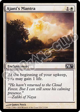 002 / 249 Ajani's Mantra comune (EN) -NEAR MINT-