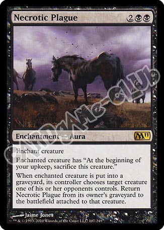 107 / 249 Secrotic Plague rara (EN) -NEAR MINT-